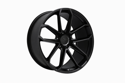 E861 Satin Black 22x10.0 ET45 5.130 - Square Set (4 Wheels)