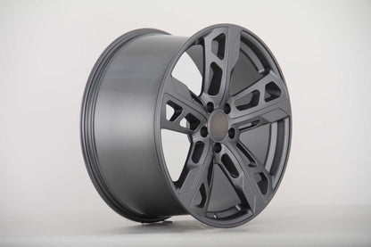 E865 Satin Gunmetal 22in Staggered Set 9.5 ET50 / 11.5 ET60 5.130 (4 Wheels)