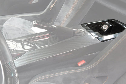 2004-2014 Lamborghini Gallardo OEM Style Carbon Fiber Interior Storage Box Cover - DarwinPRO Aerodynamics