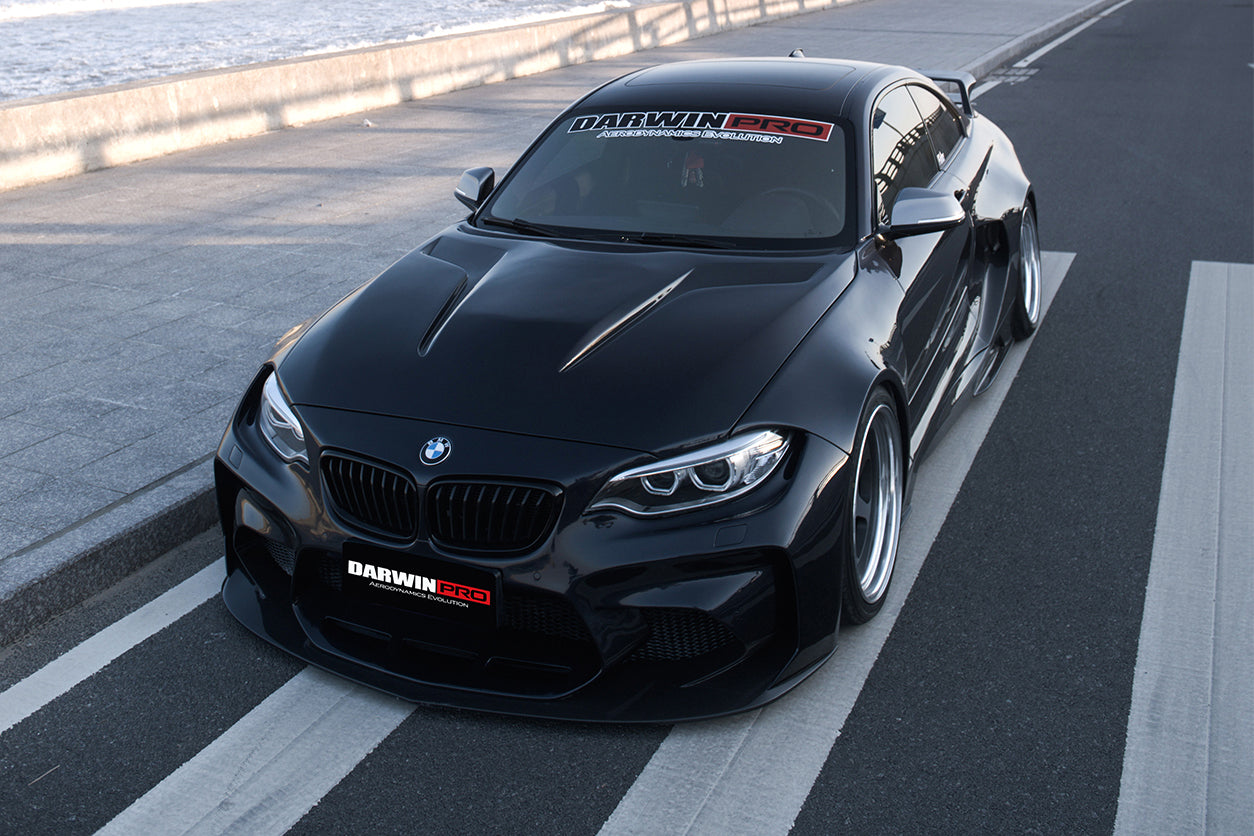 2016-2020 BMW M2 F87 VR Style Partial Carbon Fiber Wide Full Body kit - DarwinPRO Aerodynamics