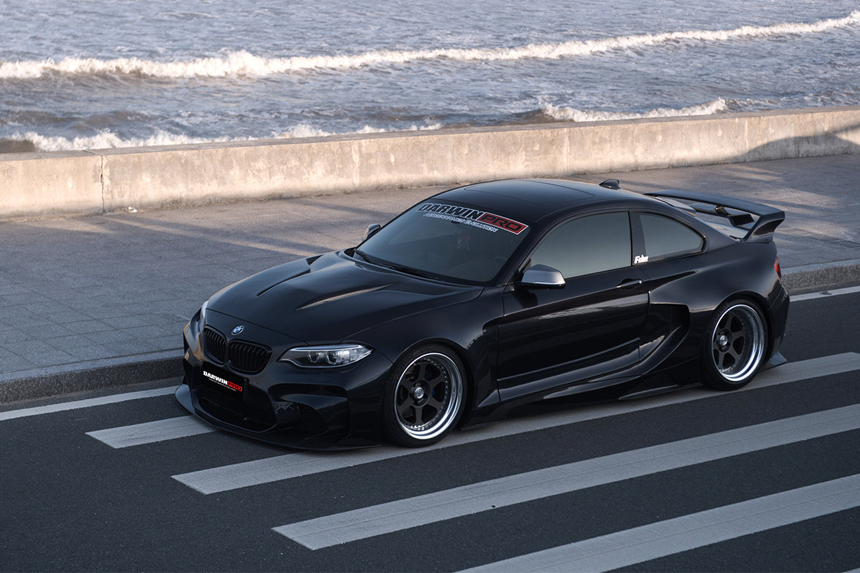 2016-2020 BMW M2 F87 VR Style Partial Carbon Fiber Wide Full Body kit - DarwinPRO Aerodynamics