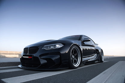 2016-2020 BMW M2 F87 VR Style Partial Carbon Fiber Wide Full Body kit - DarwinPRO Aerodynamics