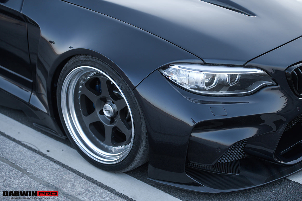 2016-2020 BMW M2 F87 VR Style Partial Carbon Fiber Wide Full Body kit - DarwinPRO Aerodynamics