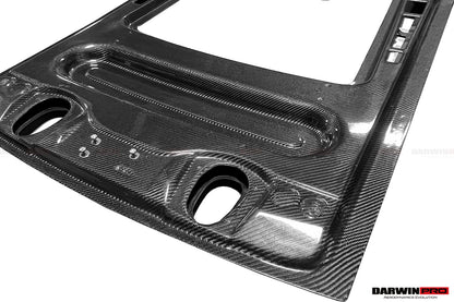 2004-2008 Lamborghini Gallardo Coupe Engine Hood Hatch ( USE ORIGENAL GLASS) - DarwinPRO Aerodynamics