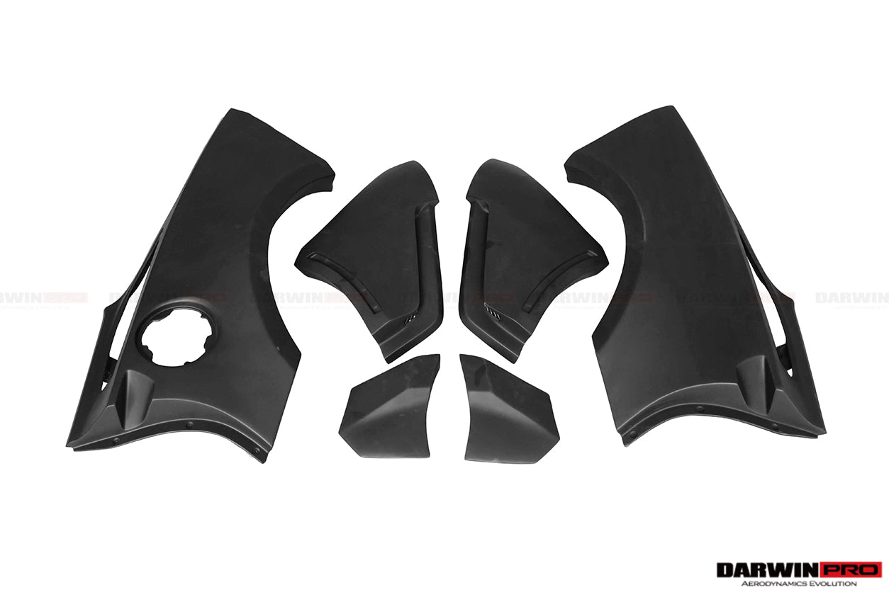 2013-2017 Corvette C7 Z51 BKSS Style Fiber Reinforce Ploymer Wide Rear Fender - DarwinPRO Aerodynamics