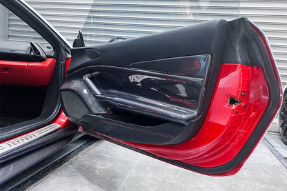 2015-2020 Ferrari 488 GTB & Spider Carbon Fiber Door Panel Interior - DarwinPRO Aerodynamics