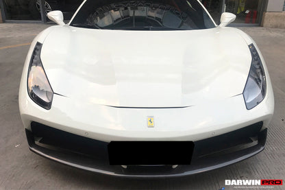 2015-2020 Ferrari 488 GTB/Spyder Carbon Fiber Front Lip - DarwinPRO Aerodynamics
