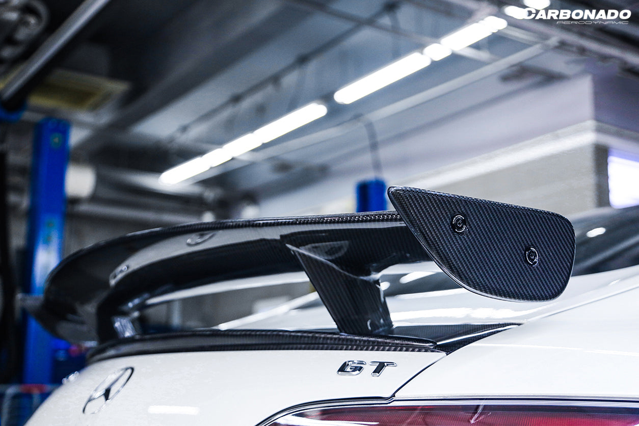 2015-2020 Mercedes Benz AMG GT/GTS/GTC RZS Style Carbon Fiber Trunk Spoiler - Carbonado