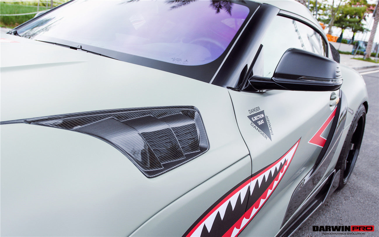 2019-UP Toyota GR Supra (J29/DB) A90 A91 BKSS Style Carbon Fiber Hood - DarwinPRO Aerodynamics