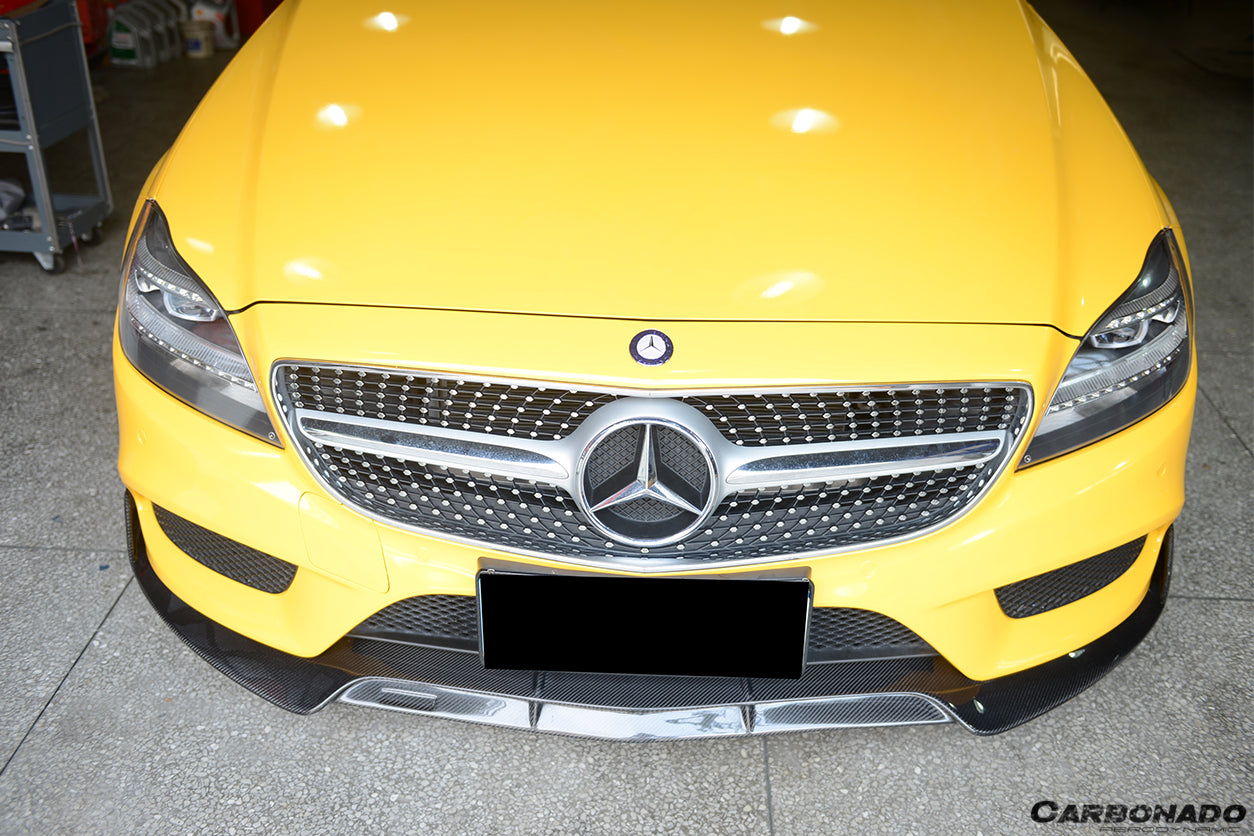 2014-2017 Mercedes Benz CLS Class W218 Sport BRS Style Front Lip (Not Fit AMG) - Carbonado