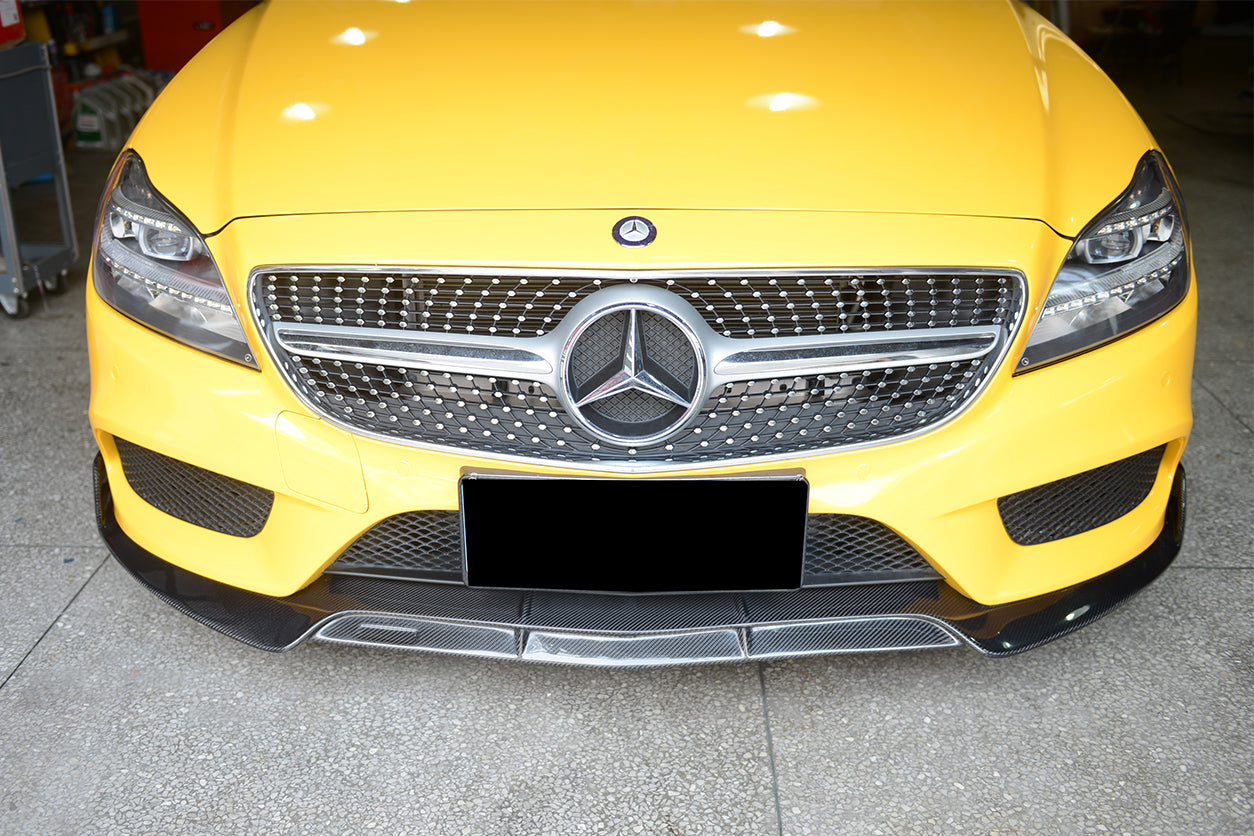 2014-2017 Mercedes Benz CLS Class W218 Sport BRS Style Front Lip (Not Fit AMG) - Carbonado