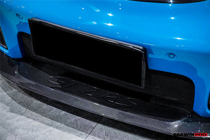 2016-2019 Porsche 911 991.2 Carrera /Targa 4/4S GT2RS Style Partial Carbon Fiber Front Bumper - DarwinPRO Aerodynamics