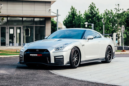 2008-2016 Nissan GTR R35 CBA/DBA Ver17 NSM Style Partial Carbon Fiber Front Bumper - DarwinPRO Aerodynamics