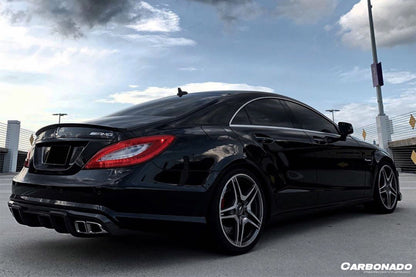 2011-2015 Mercedes Benz CLS400 CLS500 CLS63 AMG W218 RT Style Rear Diffuser - Carbonado