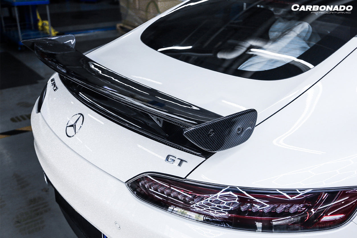 2015-2020 Mercedes Benz AMG GT & GTS & GTC RZS Style Carbon Fiber Trunk Spoiler - Carbonado