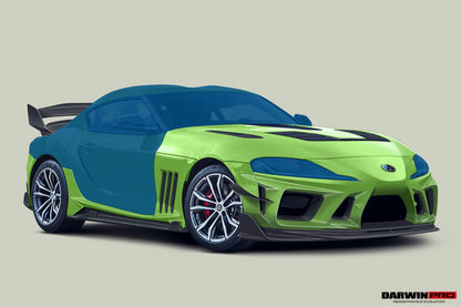 2019-UP Toyota GR Supra (J29/DB) A90 A91 BKSSII Style Part Carbon Fiber Side Skirts & Fender - DarwinPRO Aerodynamics