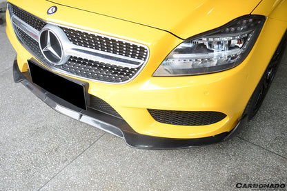 2014-2017 Mercedes Benz CLS Class W218 Sport BRS Style Front Lip (Not Fit AMG) - Carbonado