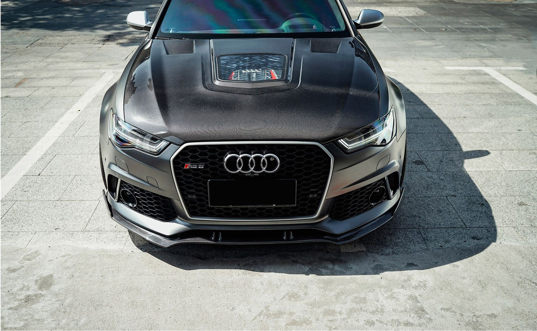 2013-2018 Audi A6 S6 RS6 BKSS Style Carbon Fiber Hood - DarwinPRO Aerodynamics