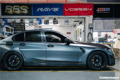 2021-UP BMW M3 G80 MP Style Carbon Fiber Side Skirts - DarwinPRO Aerodynamics