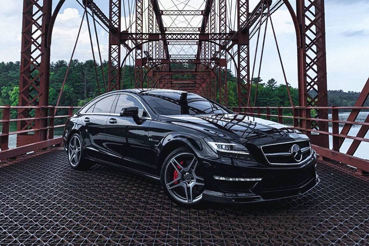 2011-2015 Mercedes Benz CLS63 AMG W218 VS Style Front Lip - Carbonado