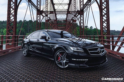 2011-2015 Mercedes Benz CLS63 AMG W218 VS Style Front Lip - Carbonado