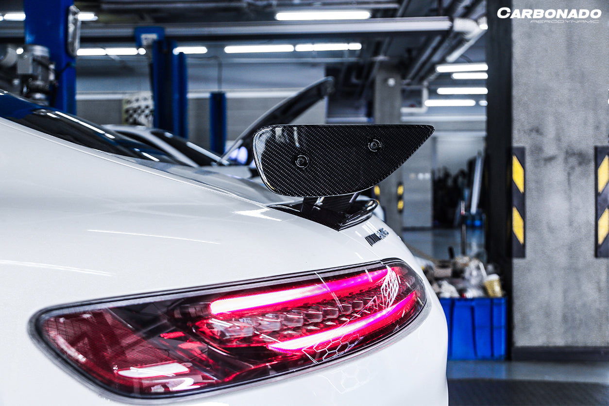 2015-2020 Mercedes Benz AMG GT/GTS/GTC RZS Style Carbon Fiber Trunk Spoiler - Carbonado