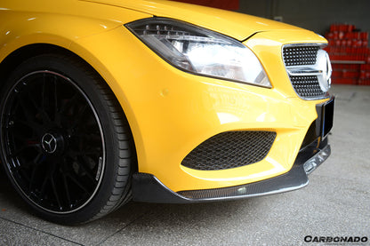 2014-2017 Mercedes Benz CLS Class W218 Sport BRS Style Front Lip (Not Fit AMG) - Carbonado