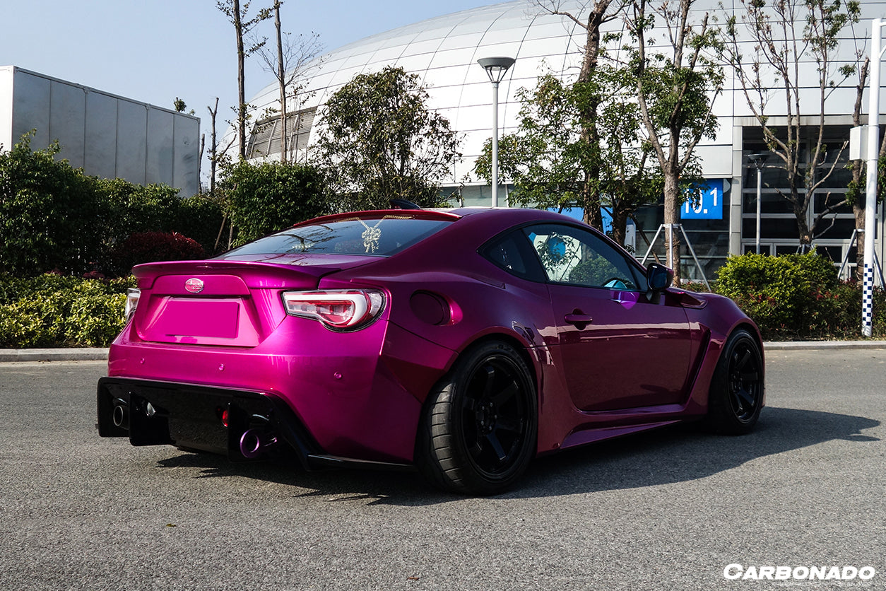 2012-2021 SCION FRS/ SUBARU BRZ AMN Style Rear Diffuser - Carbonado