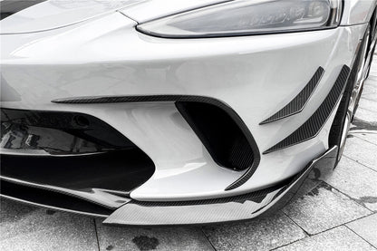 2020-2023 McLaren GT WP Style DRY Carbon Fiber Front Bumper Air Vents - Carbonado