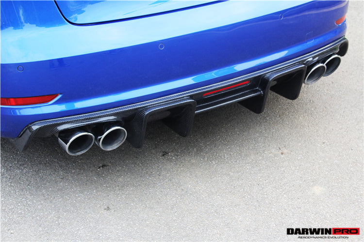 2013-2016 Audi S3/ A3 Sline Sedan BKSS Style Rear Diffuser - DarwinPRO Aerodynamics