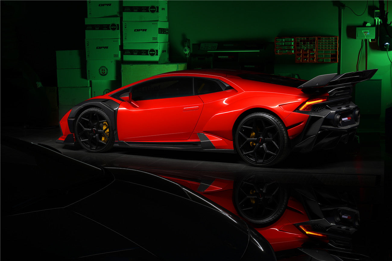 2015-2022 Lamborghini Huracan LP610 & LP580 & EVO Coupe Only BKSSII Style Rear Wide Fender Flare - DarwinPRO Aerodynamics