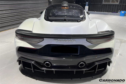 2020-2024 Maserati MC20 SVD Style Dry Carbon Fiber Trunk Spoiler Wing