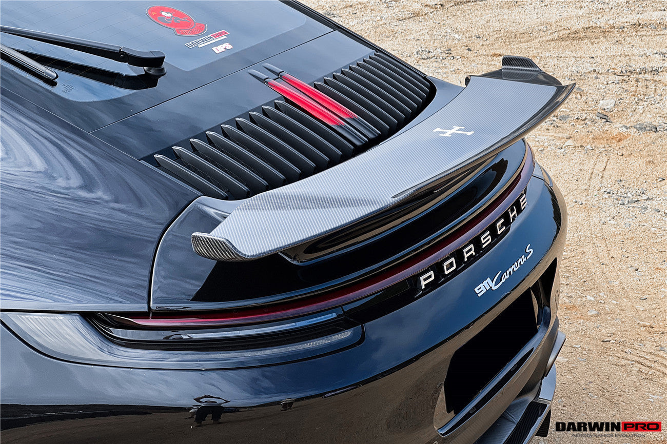 2019-2023 Porsche 911 992 Carrera S/4/4S BKSSII Style Trunk Wing - DarwinPRO Aerodynamics