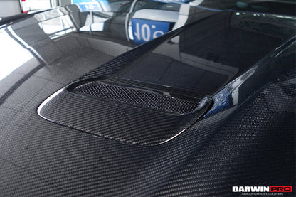 2018-2022 Ford Mustang Carbon Fiber Hood - DarwinPRO Aerodynamics