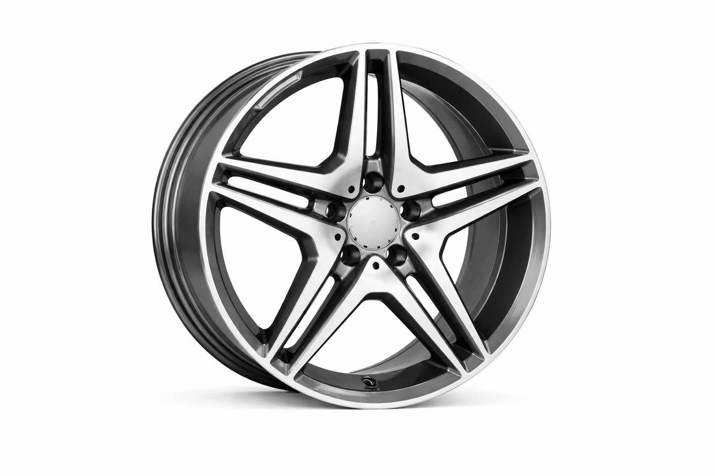 E828 Gunmetal Machined Face 19x8.5 ET35 5.112 - Square Set (4 Wheels)
