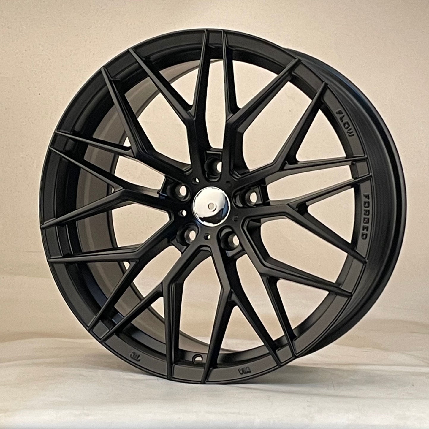E1606 Satin Black 19x8.5 ET35 5.114 – (Square Set of 4)