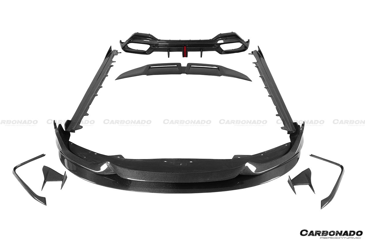 2018-2022 BMW 8 Series G14 Convertible/G15 Coupe/G16 4DR-Gran Coupe 840/850 IMP Style Carbon Fiber Body Kit - Carbonado Aero