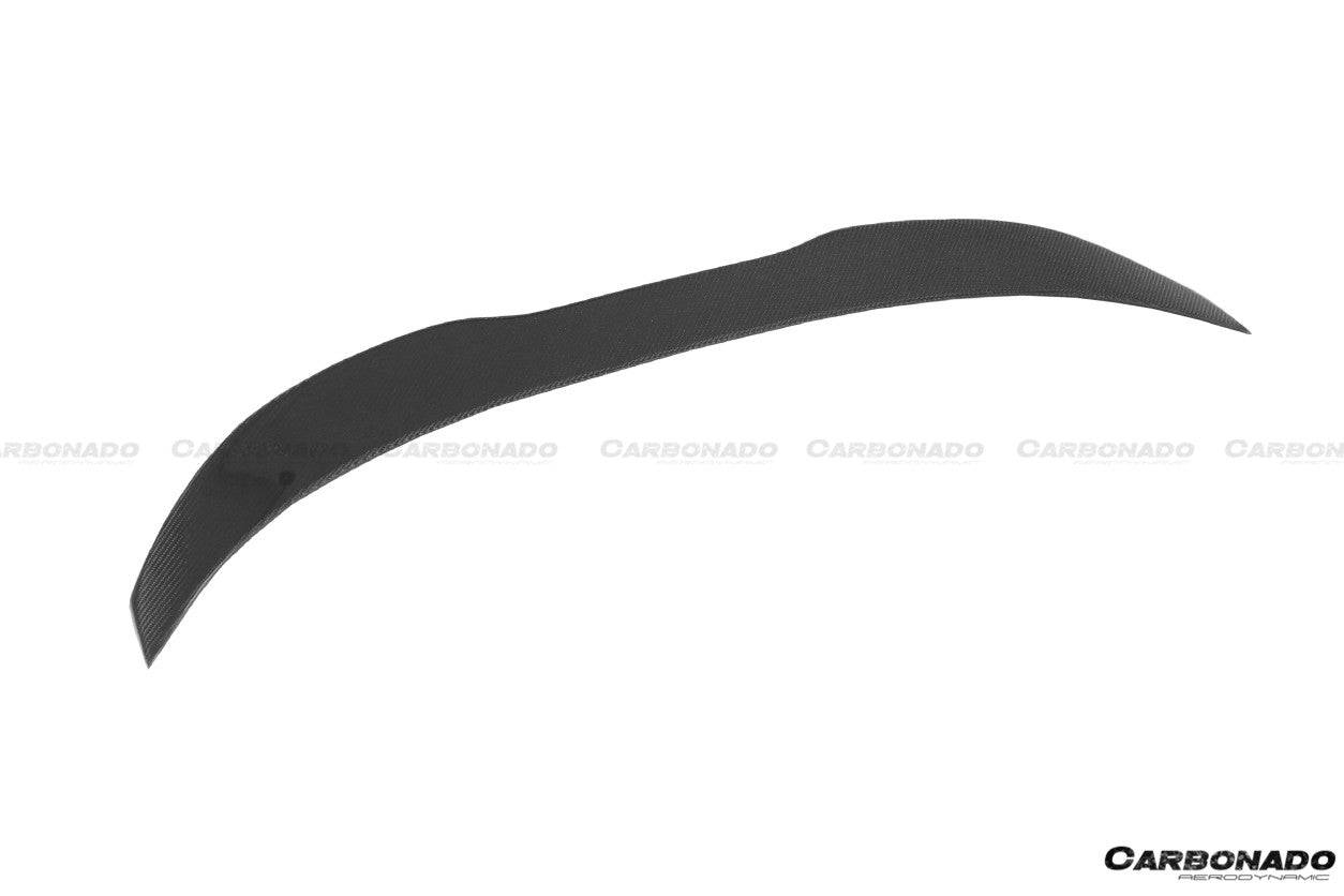 2018-2022 BMW 8 Series G14 Convertible IMP Style Carbon Fiber Trunk Spoiler Wing - Carbonado Aero