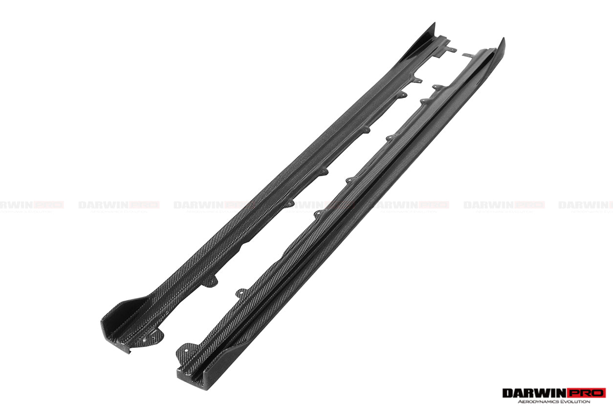 2018-2022 BMW 8 Series G14 Convertible/G15 Coupe IMP Performance Carbon Fiber Side Skirts (Add On) - DarwinPRO Aerodynamics