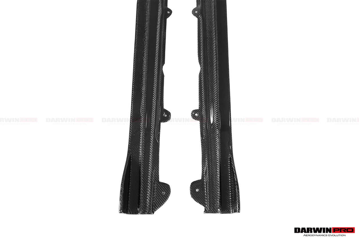 2018-2022 BMW 8 Series G14 Convertible/G15 Coupe IMP Performance Carbon Fiber Side Skirts (Add On) - DarwinPRO Aerodynamics