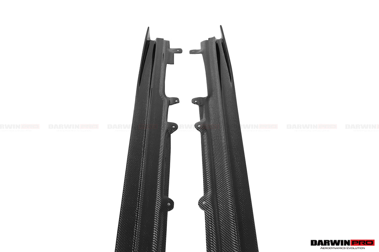 2018-2022 BMW 8 Series G14 Convertible/G15 Coupe IMP Performance Carbon Fiber Side Skirts (Add On) - DarwinPRO Aerodynamics