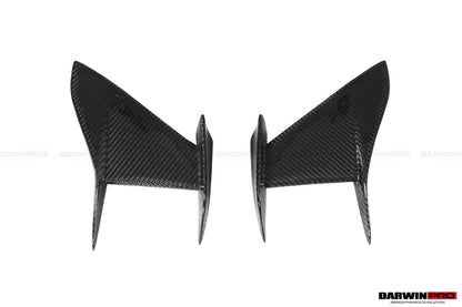 2018-2022 BMW 8 Series G14 Convertible/G15 Coupe/G16 4DR-Gran Coupe 840/850 IMP Performance Carbon Fiber Front Bumper Canards - DarwinPRO Aerodynamics