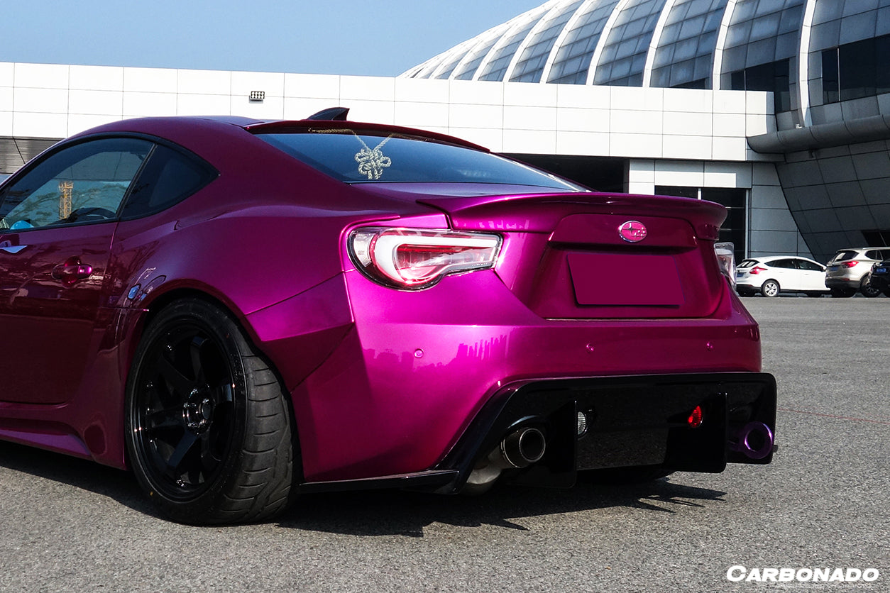 2012-2021 SCION FRS/ SUBARU BRZ AMN Style Rear Diffuser - Carbonado