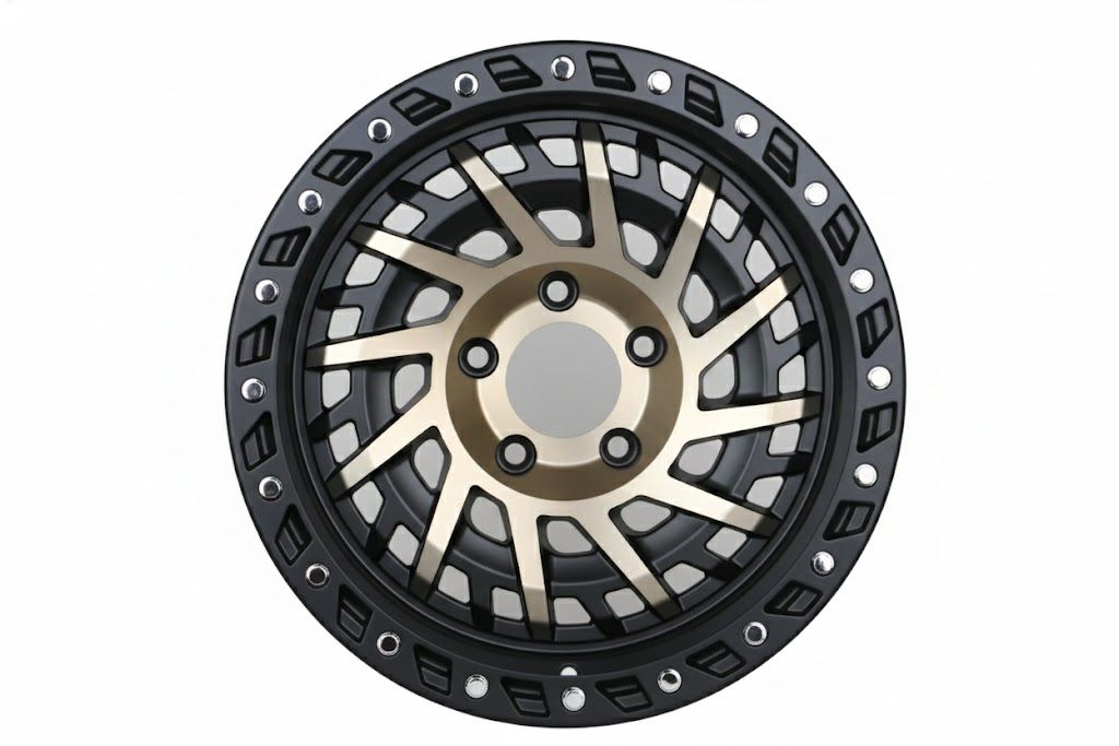 E9001 Satin Black + Bronze 17x9 ET0 6.139 – (Square Set of 4)