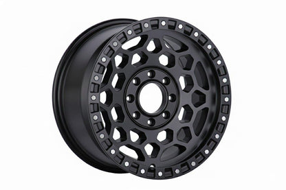 E907 Satin Black 17x9.0 ET0 6.139 - Square Set (4 Wheels)