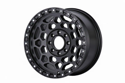 E907 Satin Black 17x9.0 ET0 6.139 - Square Set (4 Wheels)