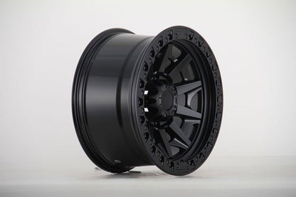 E909 Satin Black 17x9.0 ET0 6.139 - Square Set (4 Wheels)