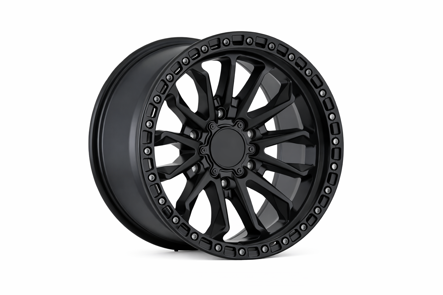 E9101 Satin Black 18x8.5 ET0 6.139 – (Square Set of 4)