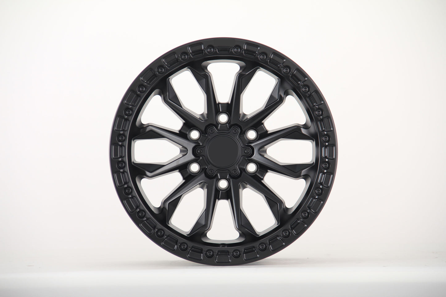 E9101 Satin Black 18x8.5 ET0 6.139 – (Square Set of 4)