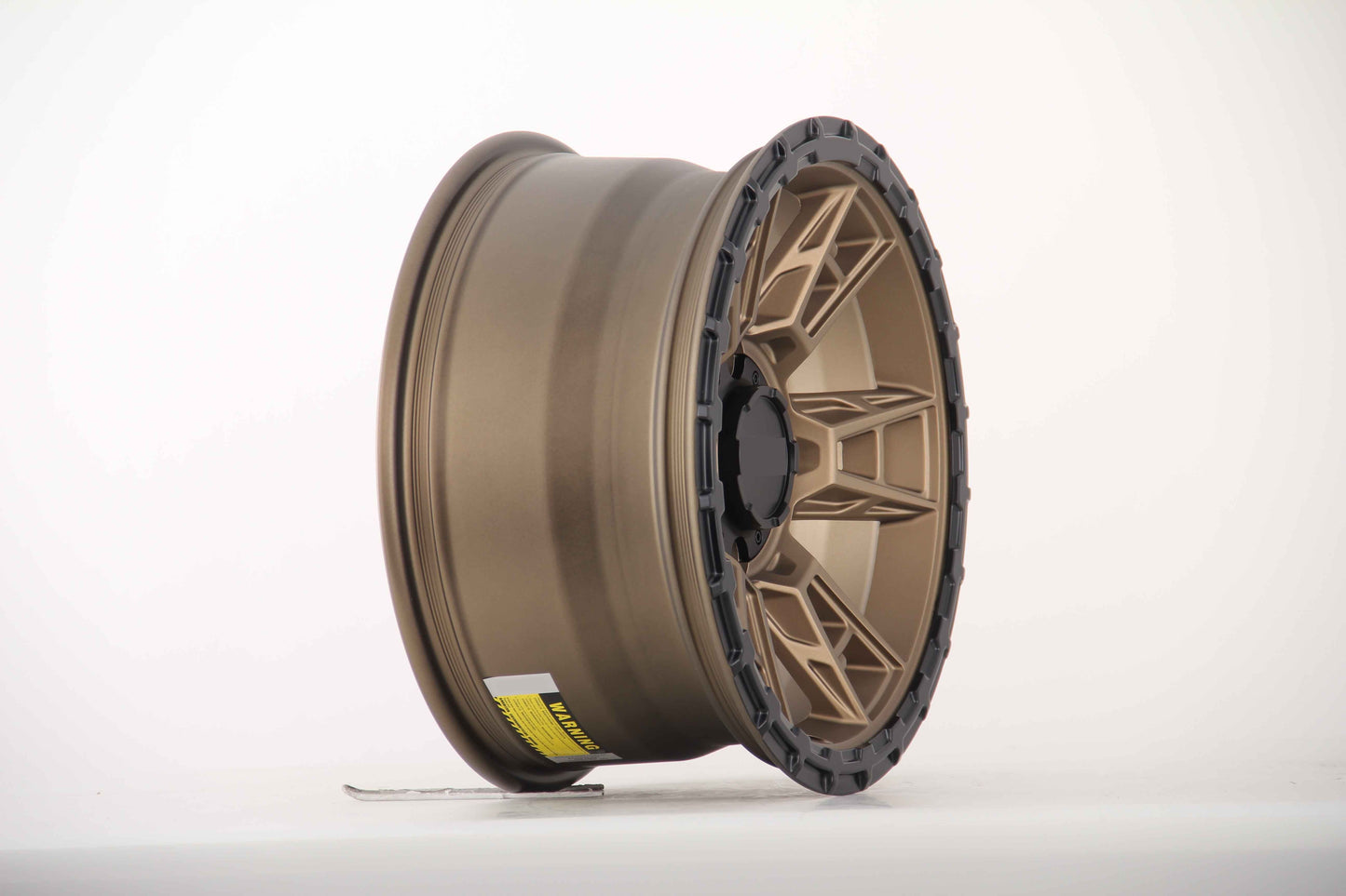 E9103 Satin Bronze Spoke Black Lip 17x8.5 ET0 6.139 – (Square Set of 4)